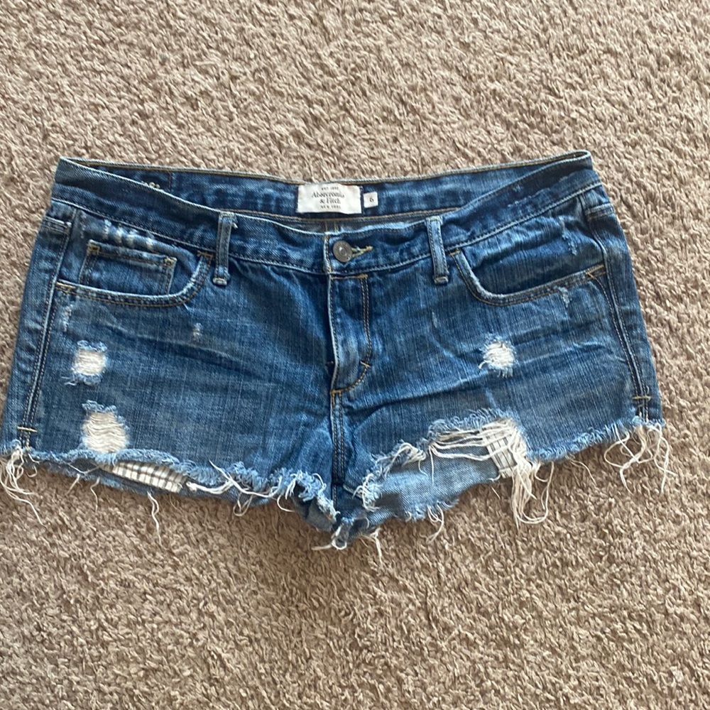 Abercrombie Low Rise Denim Shorts